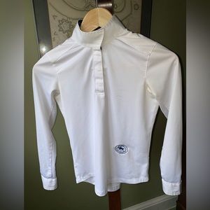 ESSEX CLASSICS Girls’ longlseeve show shirt chicken print